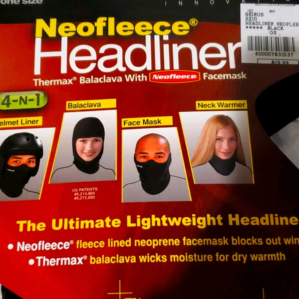 Headliner face mask